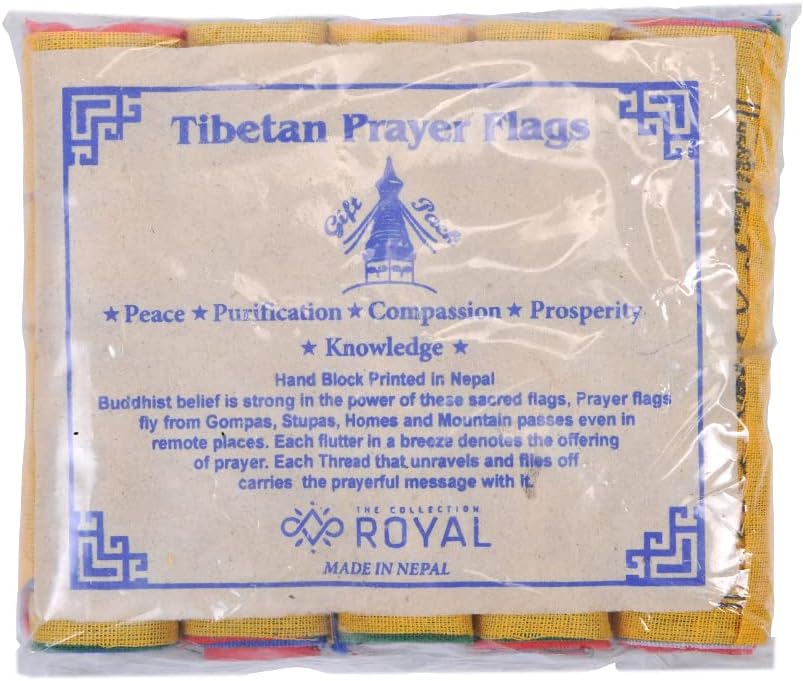 Banderas tibetanas de oración al aire libre, bandera zen, bandera budista colorida, banderas chakras, bandera de geometría sagrada, bandera de