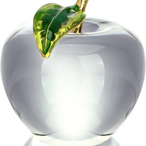 H&D Figura única de cristal de manzana, figuras coleccionables de Apple de cristal, lo mejor para regalos de Nochebuenagran regalo de decoración de H&D Figura única de cristal de manzana, figuras coleccionables de Apple de cristal, lo mejor para regalos de Nochebuenagran regalo de decoración de