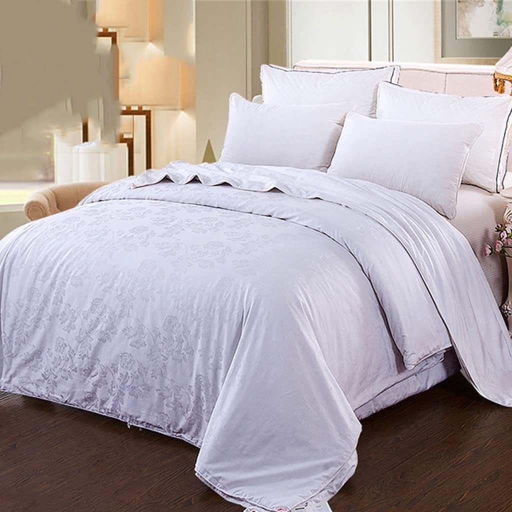 LVTFCO Edredón de seda suave para invierno, manta de invierno de seda, edredón de aire acondicionado, edredón de seda para el hogar