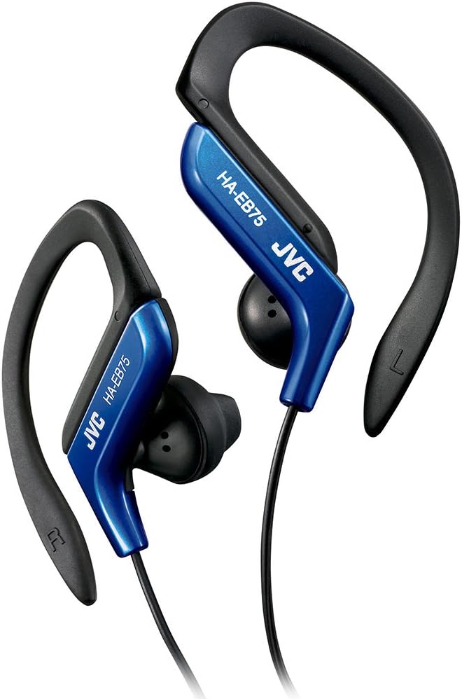 Clip Style – Auriculares color azul, ligero y cómodo, clip para las orejas, a prueba de salpicaduras, resistente al agua, potente sonido con