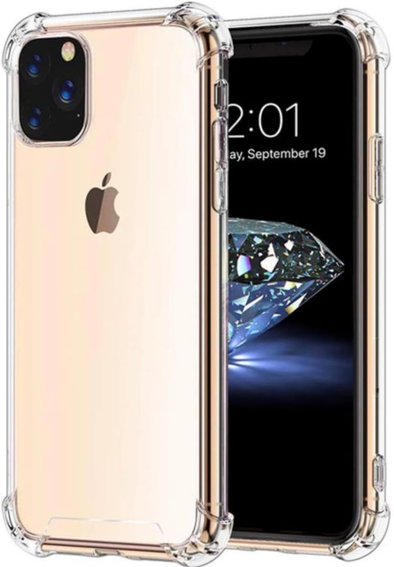 Funda transparente a prueba de golpes para iPhone 15, 15 Pro, 15 Plus, 15 ProMax (iPhone 15)