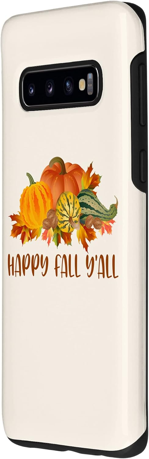 Funda para Galaxy S10 Happy Fall Y’all – Calabazas lindas calabazas otoño temporada