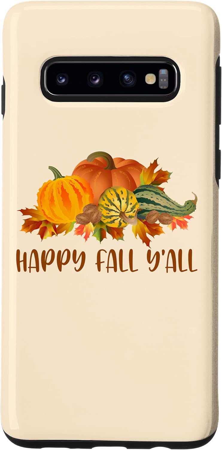 Funda para Galaxy S10 Happy Fall Y’all – Calabazas lindas calabazas otoño temporada