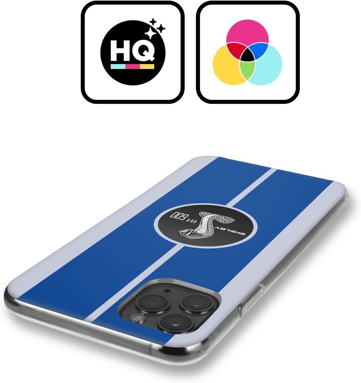 Head Case Designs Shelby GT500 – Funda de gel suave con licencia oficial para iPhone 14 de Apple