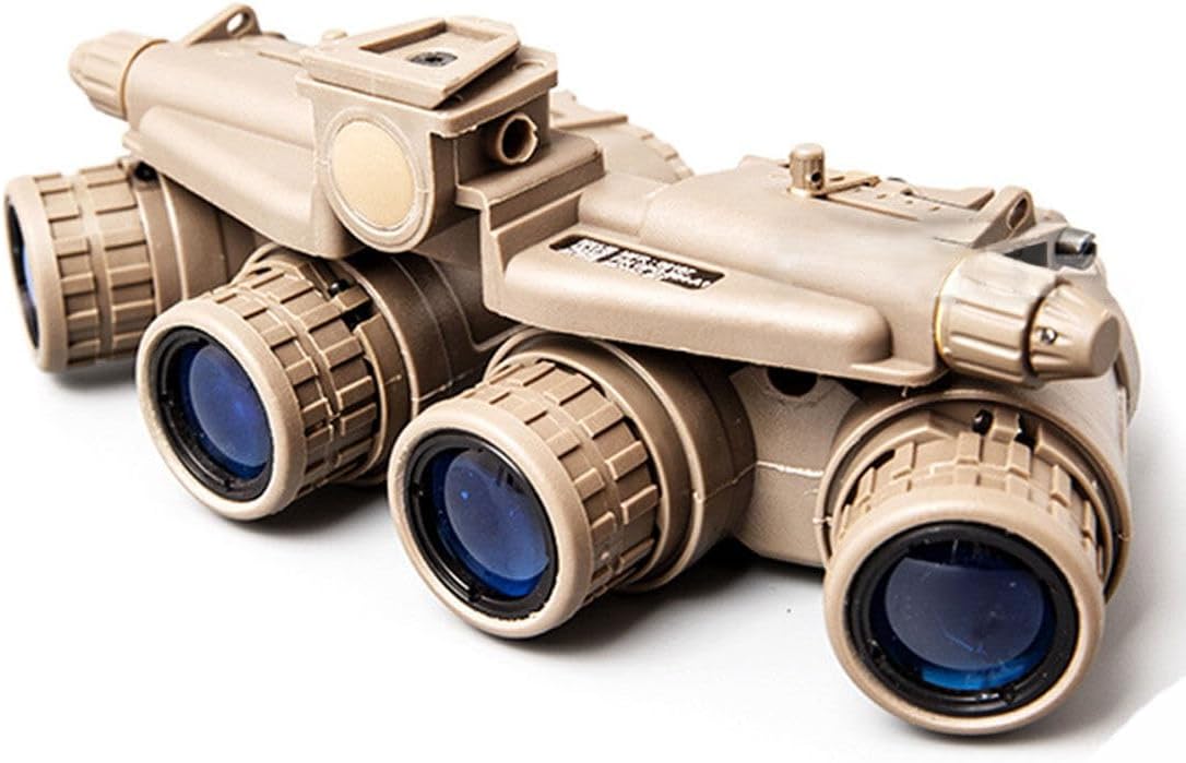 Aetheria Gafas de visión nocturna para caza táctica Cosplay GPNVG18 Casco Mount Set-Four-Tube Binocular
