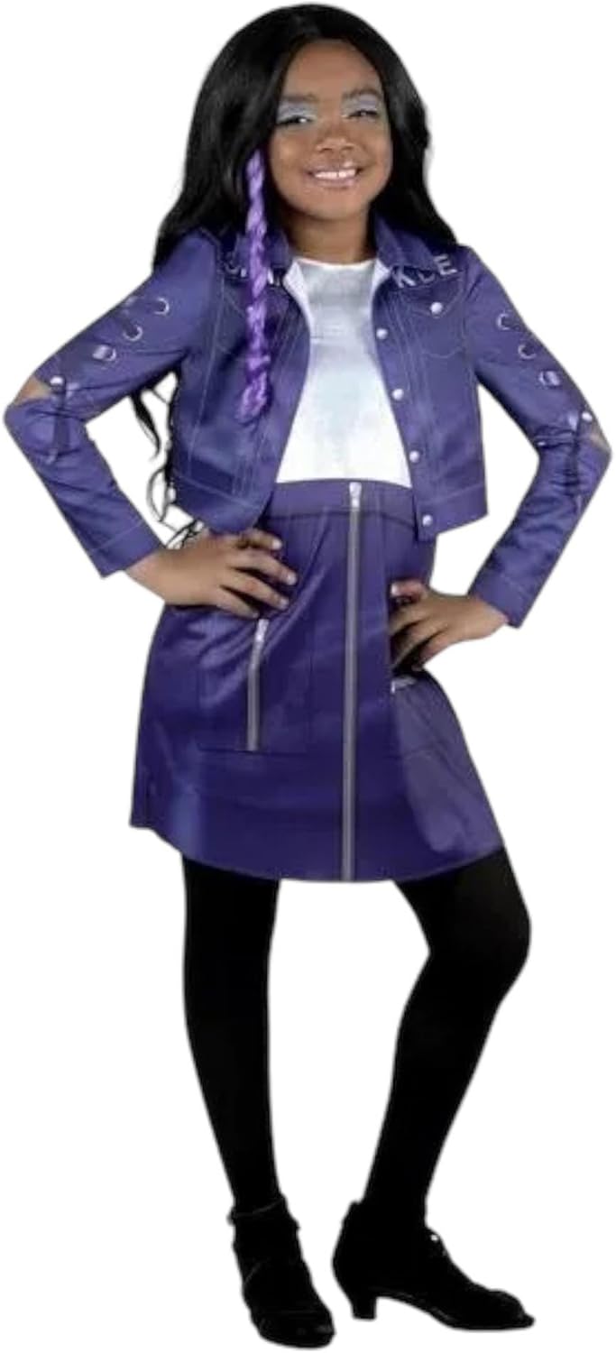 Jazwares Krystal Bailey Rainbow High – Disfraz unisex para Halloween con vestido, extensión de pelo
