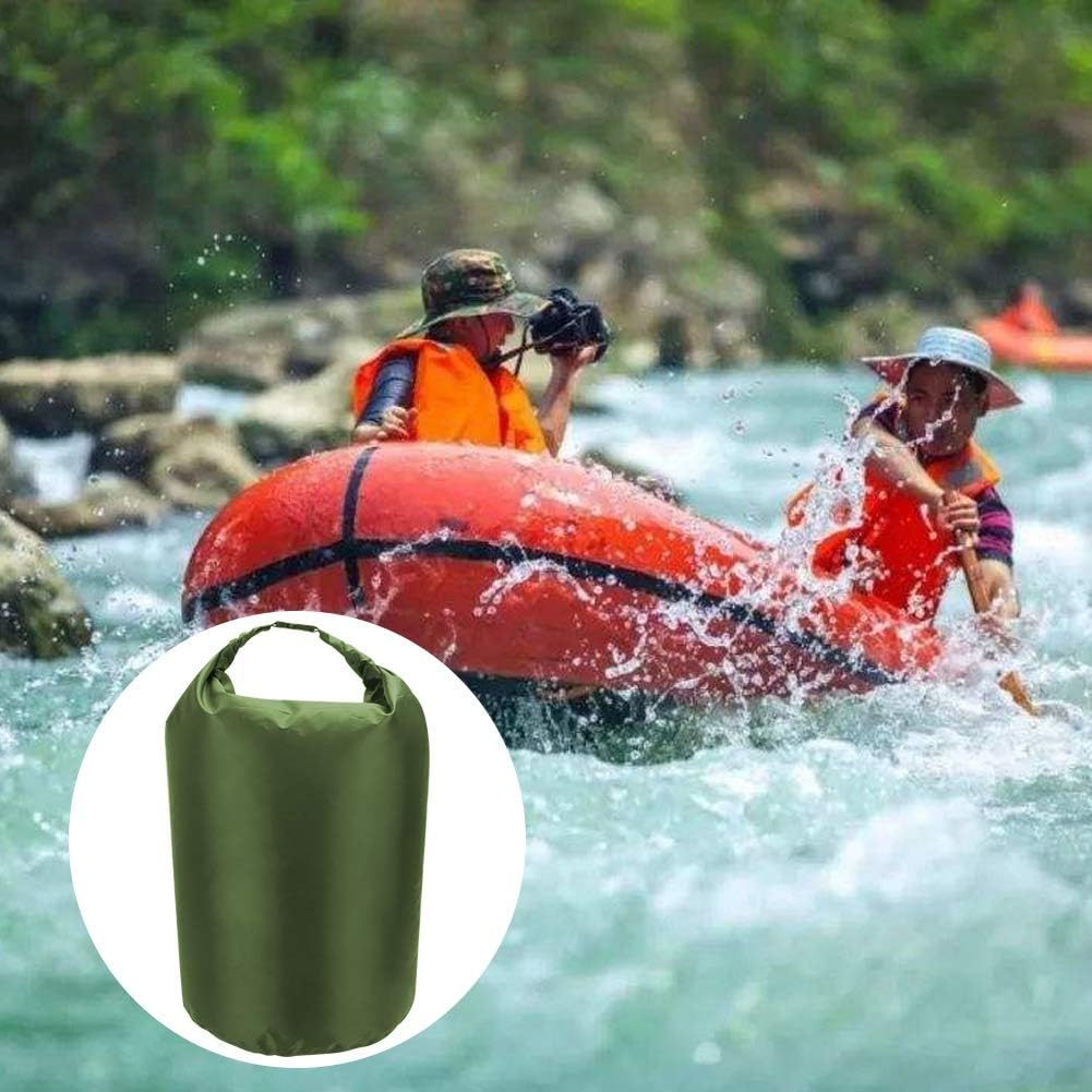 ROPALIA Juego de 3 bolsas secas impermeables, bolsas herméticas sumergibles, ultra ligeras, bolsa de secado antidesgarros, para natación, rafting,
