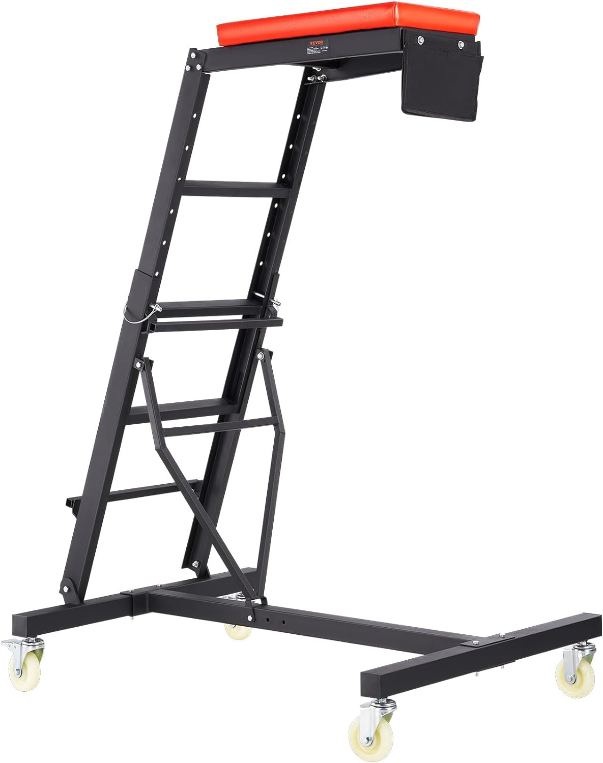 VEVOR Enredadera automotriz superior, con altura ajustable de 49.6 a 75.6 pulgadas, capacidad de 400 libras, 4 ruedas giratorias, enredadera