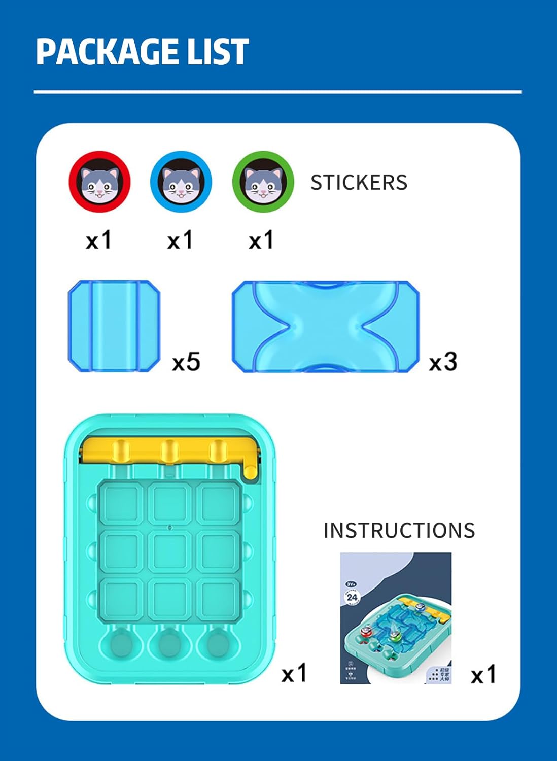 Juego de solución Marble Run, juguete educativo STEM para niños y niñas, juego de construcción de rompecabezas, cumpleaños, impulsa el pensamiento