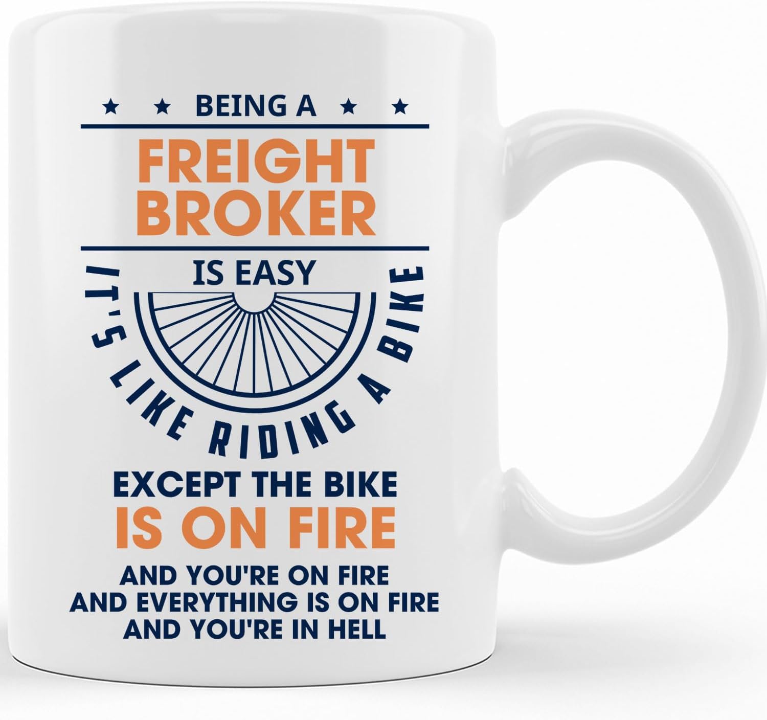 Wicki – Taza de café personalize Freight Broker Gifts para hombres y mujeres, Día de nacimiento, Navidad, Día de la Madre, Día del Padre, para