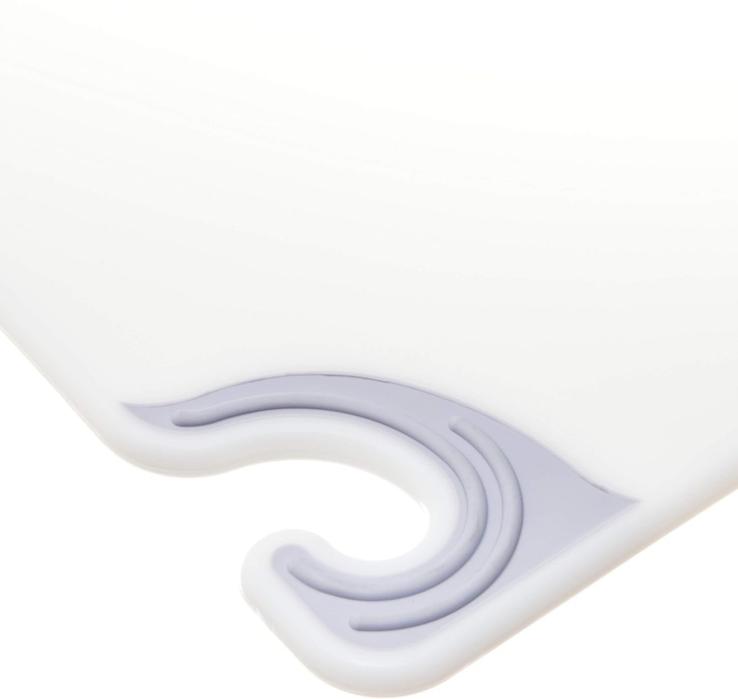 San Jamar Saf-T-Grip Co-Polymer colección de tabla de cortar, Blanco, 1