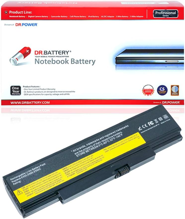 DR. BATETRY 4X50G59217 45N1759 45N1762 – Batería para portátil compatible con Lenovo ThinkPad E550 E550c E555 E560 E565 Series 3INR1965-2 45N1758