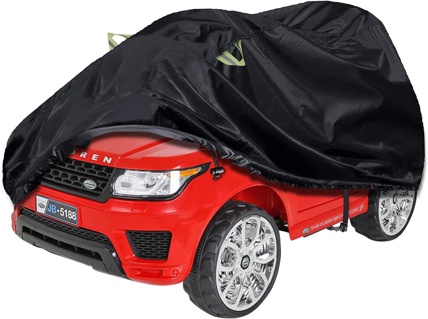 LYUND Funda para auto de juguete para niños, 600D, gran funda impermeable para ruedas eléctricas, Jeep, camión, protege todo tipo de clima, el