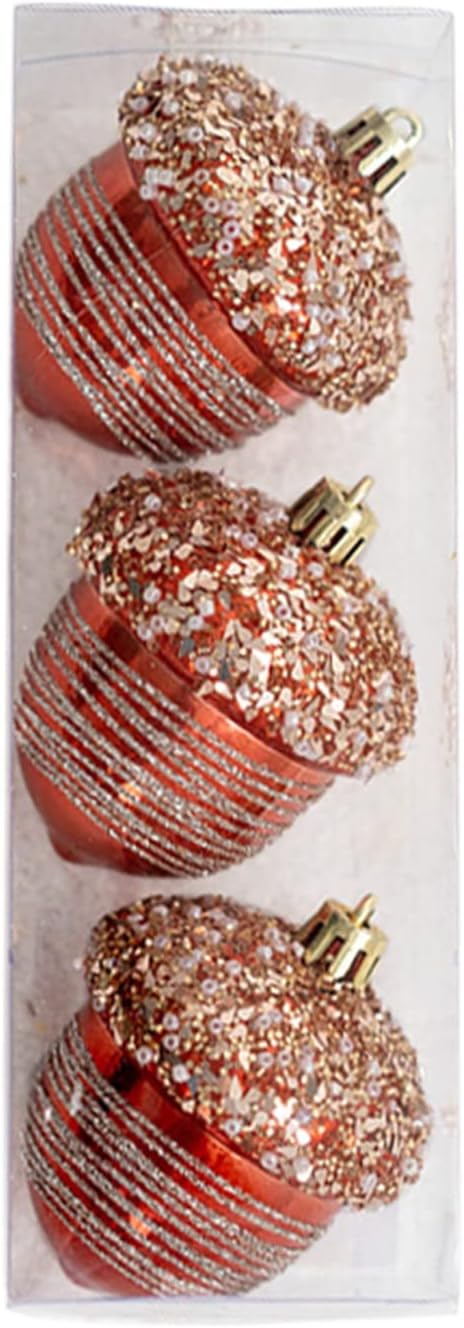 Adorno colgante decorativo de Navidad Adornos de Navidad de acrílico en forma de árbol de Navidad Decoración colgante Decoración de ventana Arreglo