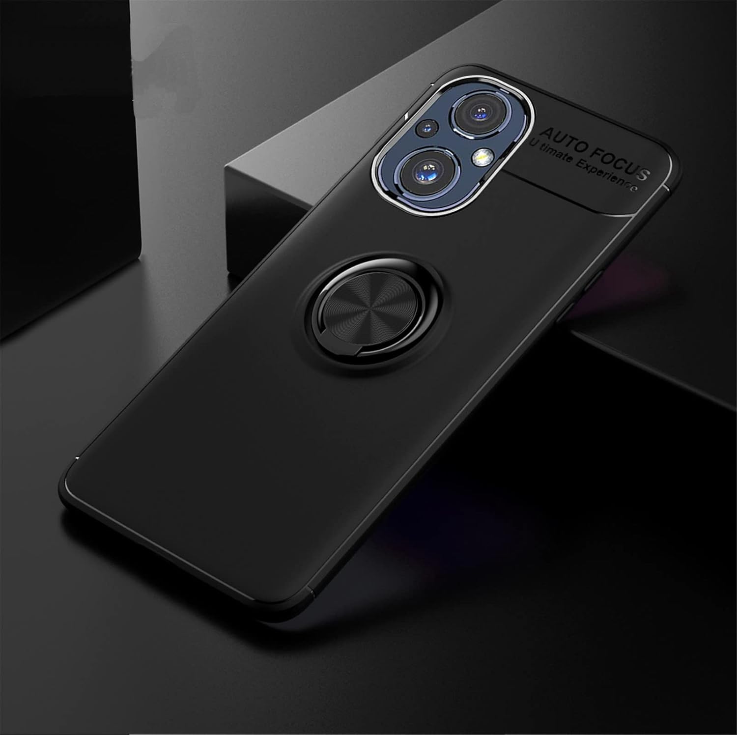 Asuwish Funda para OnePlus Nord N20 5G con protector de pantalla de vidrio templado y soporte para anillo, accesorios de celda TPU One Plus N 20 G5