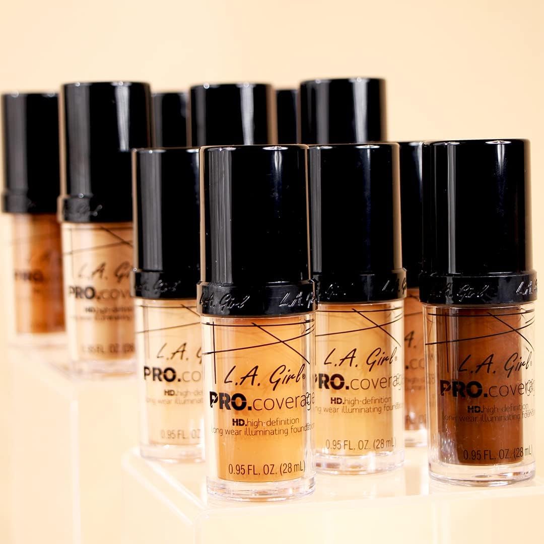 Base de maquillaje líquida L.A. Girl Pro Coverage, Coffee