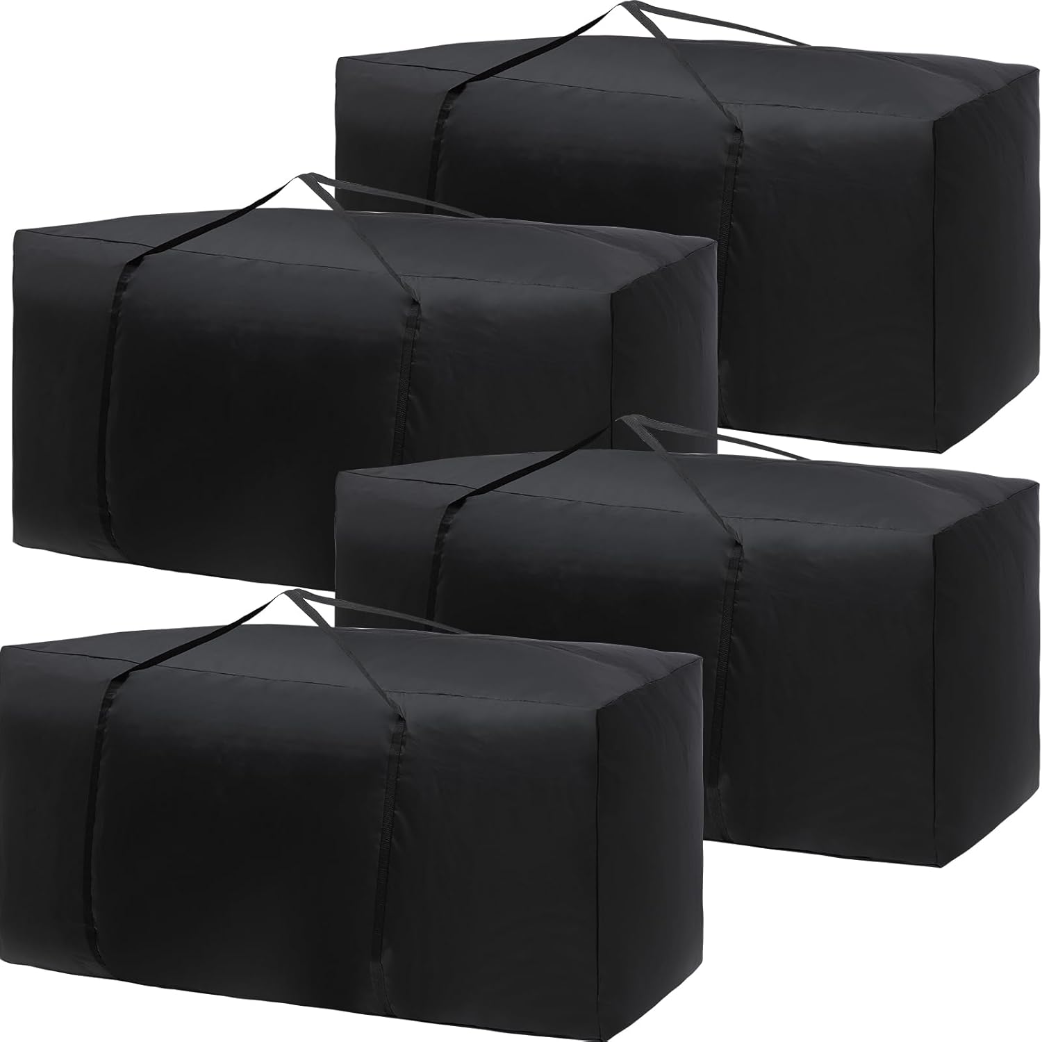 Silkfly 4 bolsas de almacenamiento para cojines de patio, bolsa de almacenamiento para cojines de exterior, bolsa de almacenamiento extra grande
