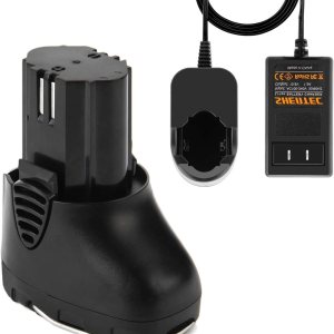Shentec Batería de 10.8V 3.0Ah compatible con Dremel 855-02 855-01, compatible con Dremel 8000-01 8001-01 8001-02 herramienta inalámbrica (cargador Shentec Batería de 10.8V 3.0Ah compatible con Dremel 855-02 855-01, compatible con Dremel 8000-01 8001-01 8001-02 herramienta inalámbrica (cargador