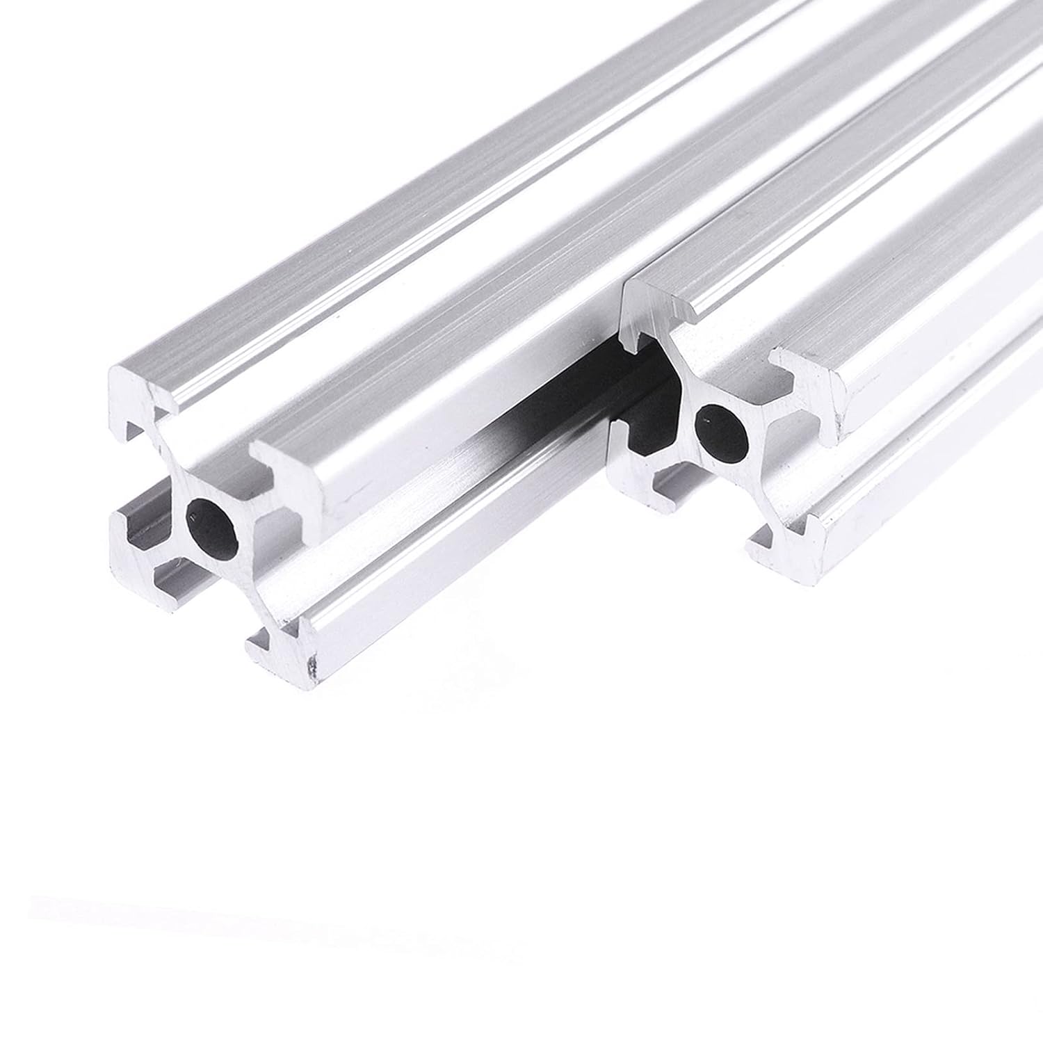 Perfil de aluminio de 31.496in, ranura en T de 0.236in, perfil de aluminio, riel lineal estándar europeo anodizado para impresora CNC y 3D