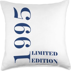Retro Limited Birth Year 1995 Vintage Born Vintage Limited Edition Retro Birth Year 1995 Throw Pillow, 18×18, Multicolor Retro Limited Birth Year 1995 Vintage Born Vintage Limited Edition Retro Birth Year 1995 Throw Pillow, 18×18, Multicolor