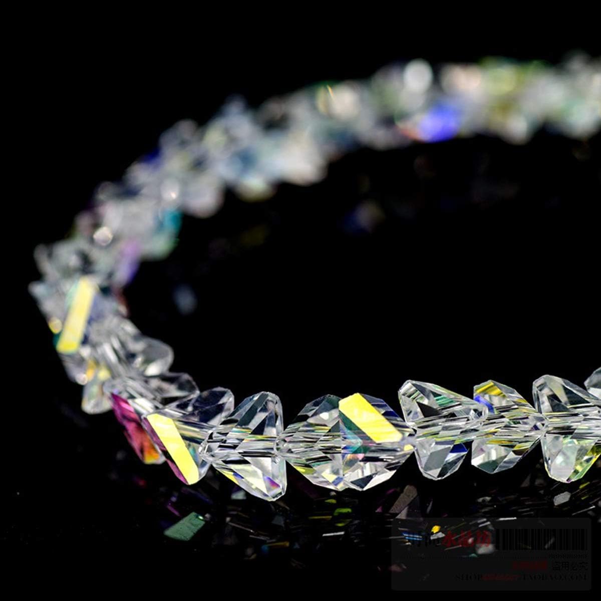 Pulsera elástica de cristal transparente de 328 pies para hacer joyas, collares, pulseras, hilo de cuentas, 0.031 in