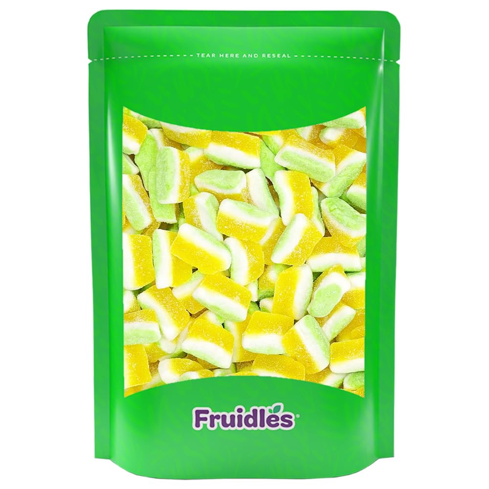 Gomitas de piña colada en rodajas de caramelo, deliciosas gomitas de sabor a frutas recubiertas de azúcar (1 libra)