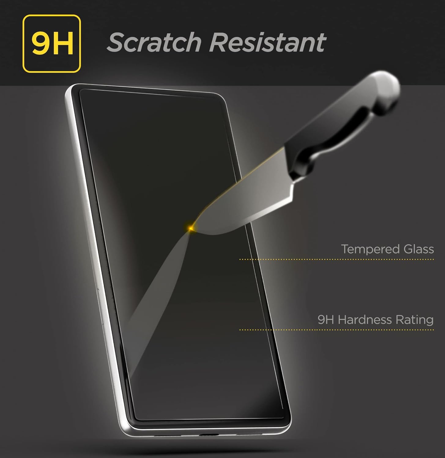 magglass Paquete de 2 protectores de pantalla para Google Pixel 7A, vidrio templado de ultra alta claridad (compatible con funda), incluye aplicador