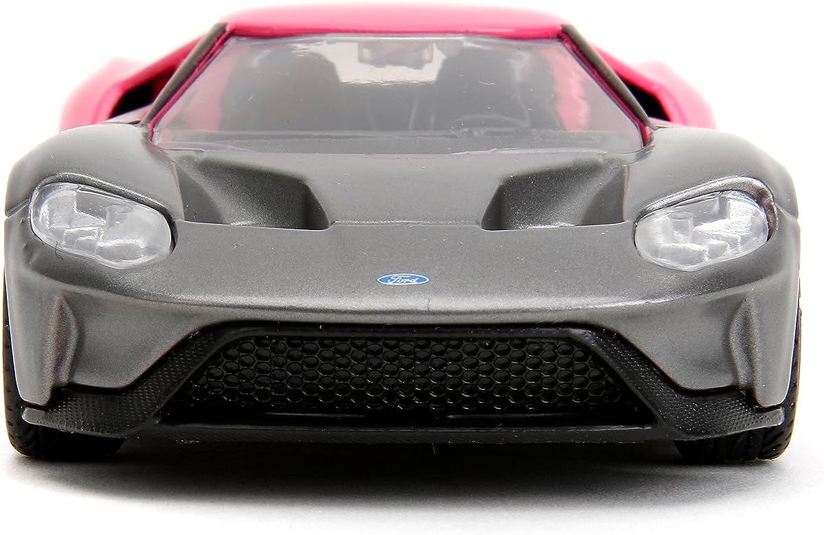 Pink Slips 132 W2 2017 Ford GT – Coche fundido a presión, juguetes para niños y adultos (platarosa)