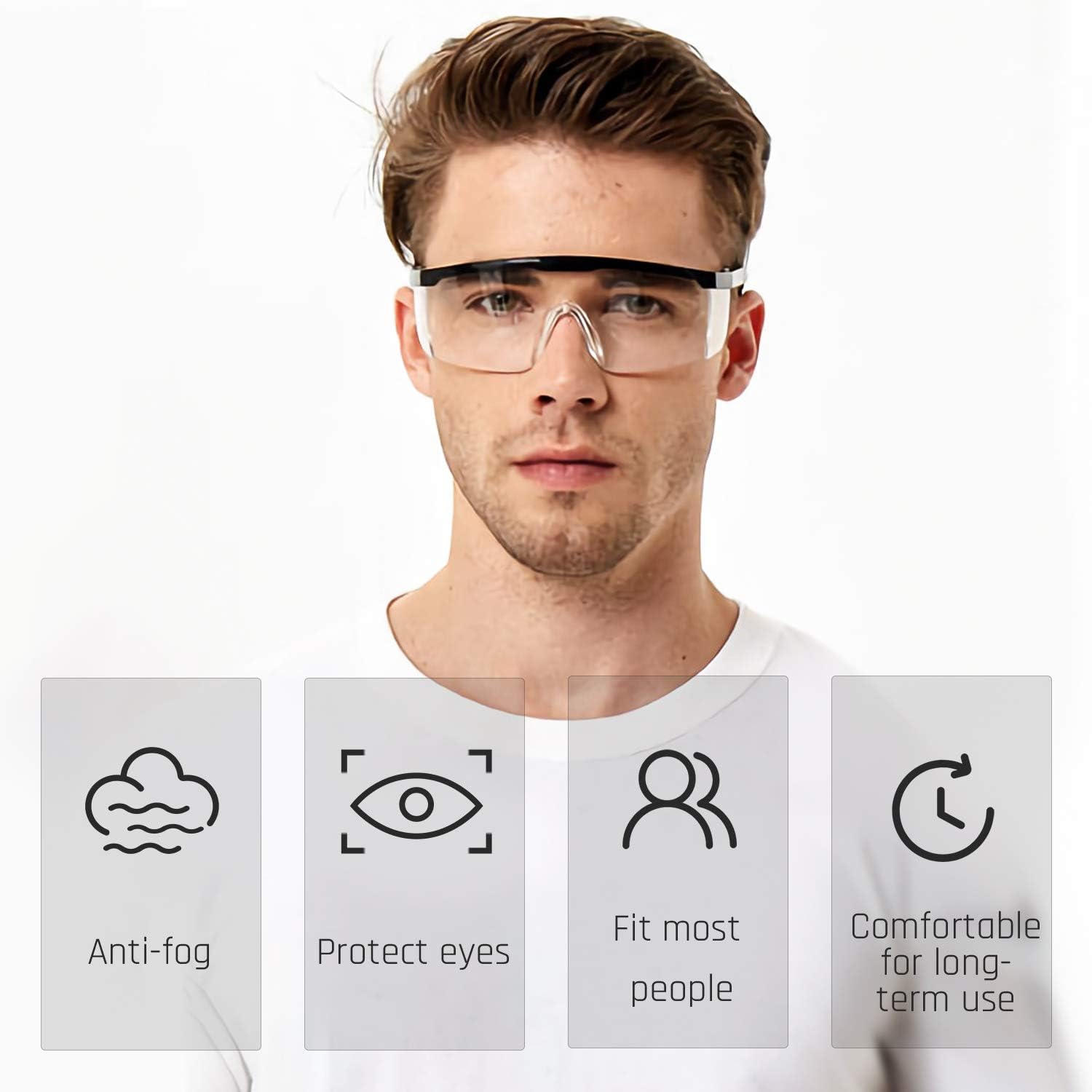 FA-02 – Gafas de seguridad con lentes antiniebla