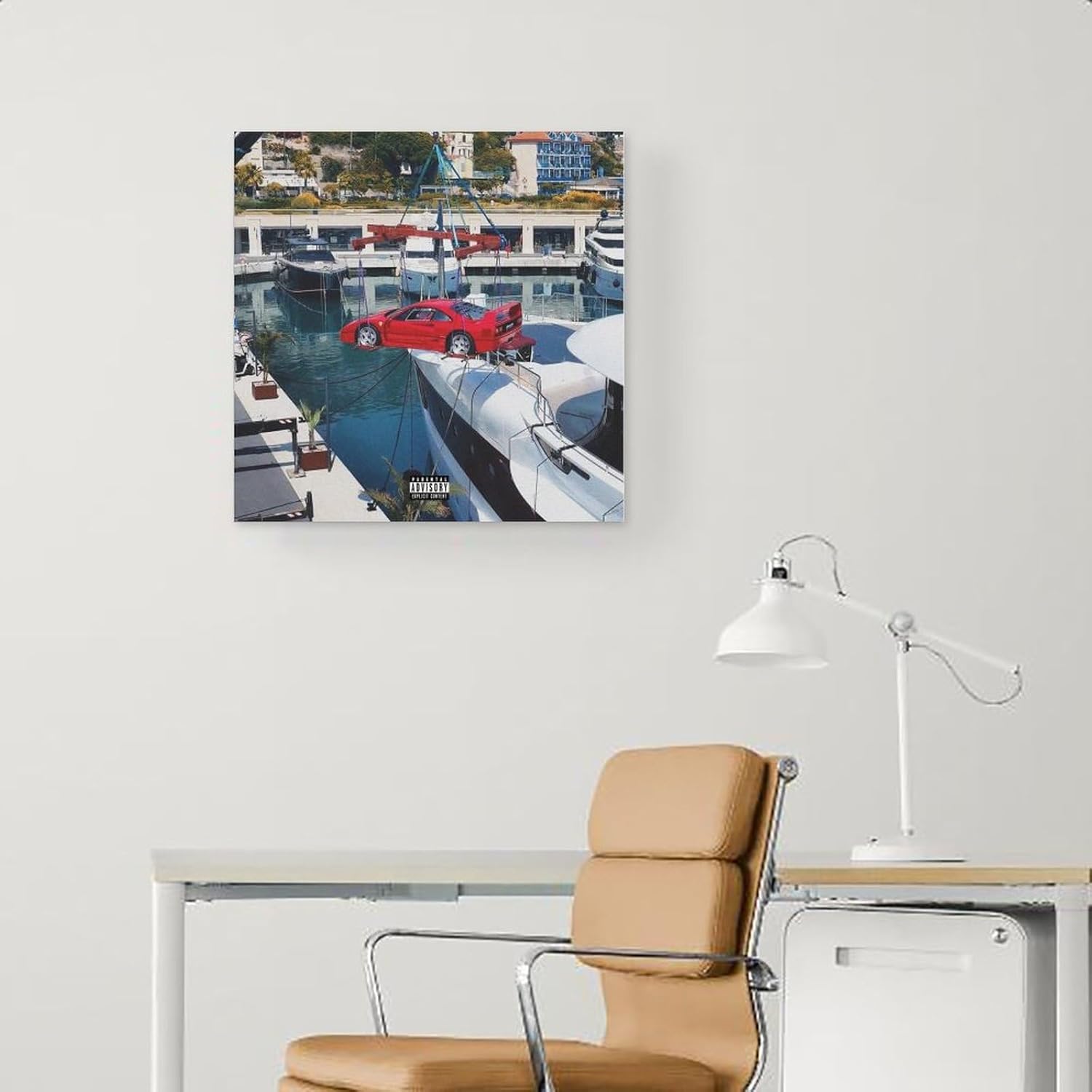 LugeMa Póster central de Cee de decisión dividida (2) póster de lienzo artístico y arte de pared para colgar pósteres modernos de pasillo familiar