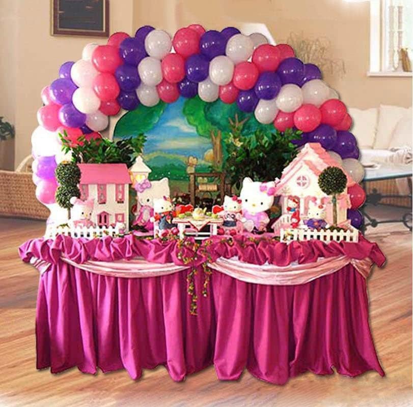 Efavormart – Kit de soporte de arco de globos ajustable de 12 pies, soporta hasta 100-120 globos