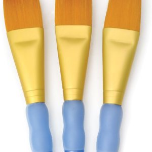 Royal Brush Crafter’s Choice Golden Taklon – Juego de brochas (3 por paquete) multicolor Royal Brush Crafter’s Choice Golden Taklon – Juego de brochas (3 por paquete) multicolor