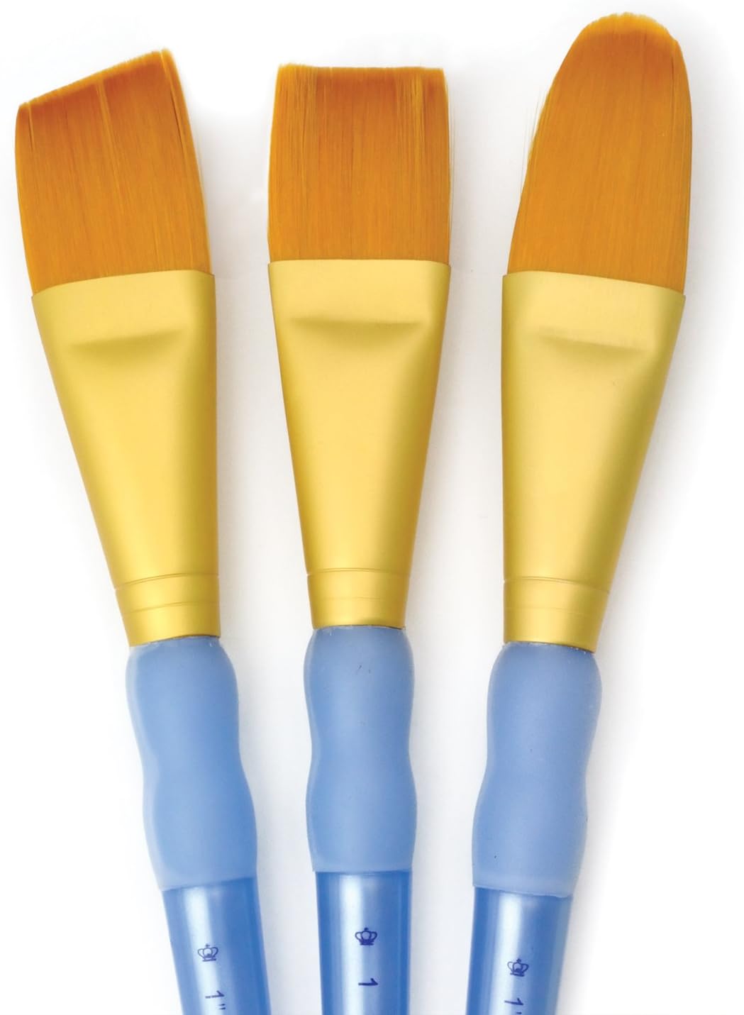 Royal Brush Crafter’s Choice Golden Taklon – Juego de brochas (3 por paquete) multicolor