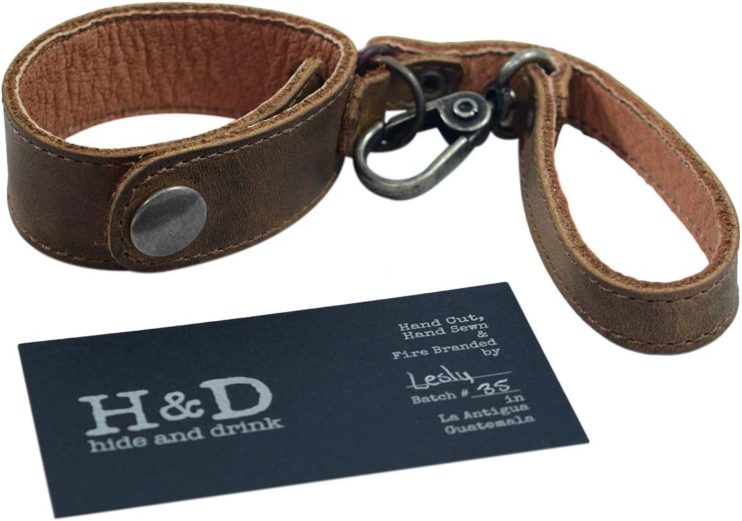Hide & Drink, Soporte de bufanda de cueroGuanteroAccesorios para monederos, bolsos y bolsosOrganizador de bufandasSoporte de accesorios, hecho a