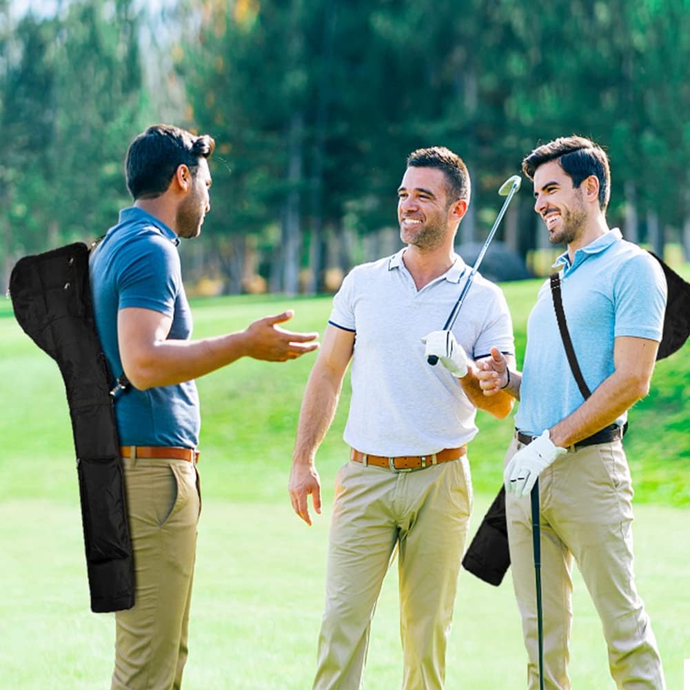 Number-one Bolsa de golf para palos de golf, portátil, plegable, bolsa de viaje para 8-10 palos de golf, mini bolsas de golf impermeables para