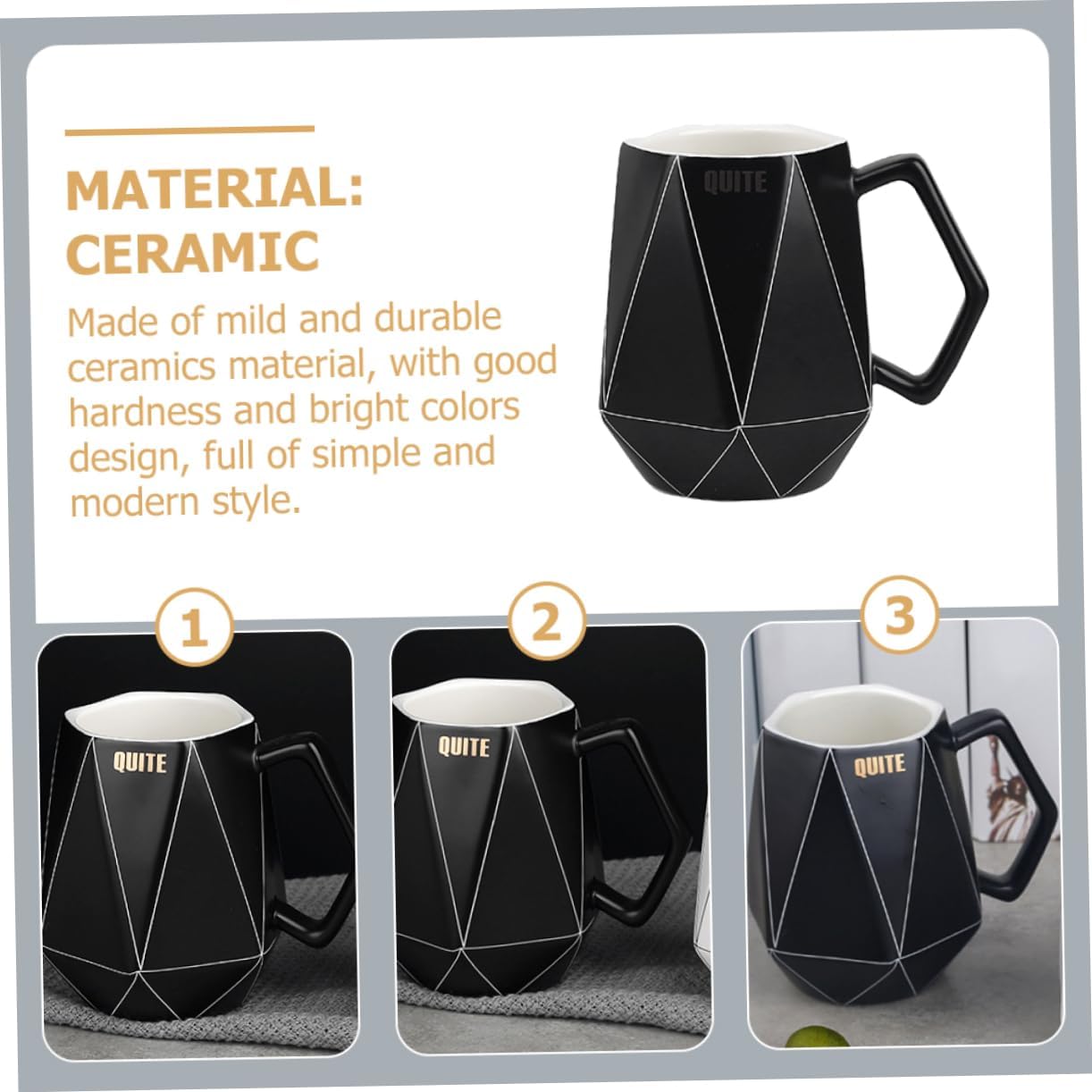 Taza de capuchino Taza de café de porcelana Taza de café de cerámica blanca para llevar tazas de café con tapas Taza de té de porcelana Taza de té