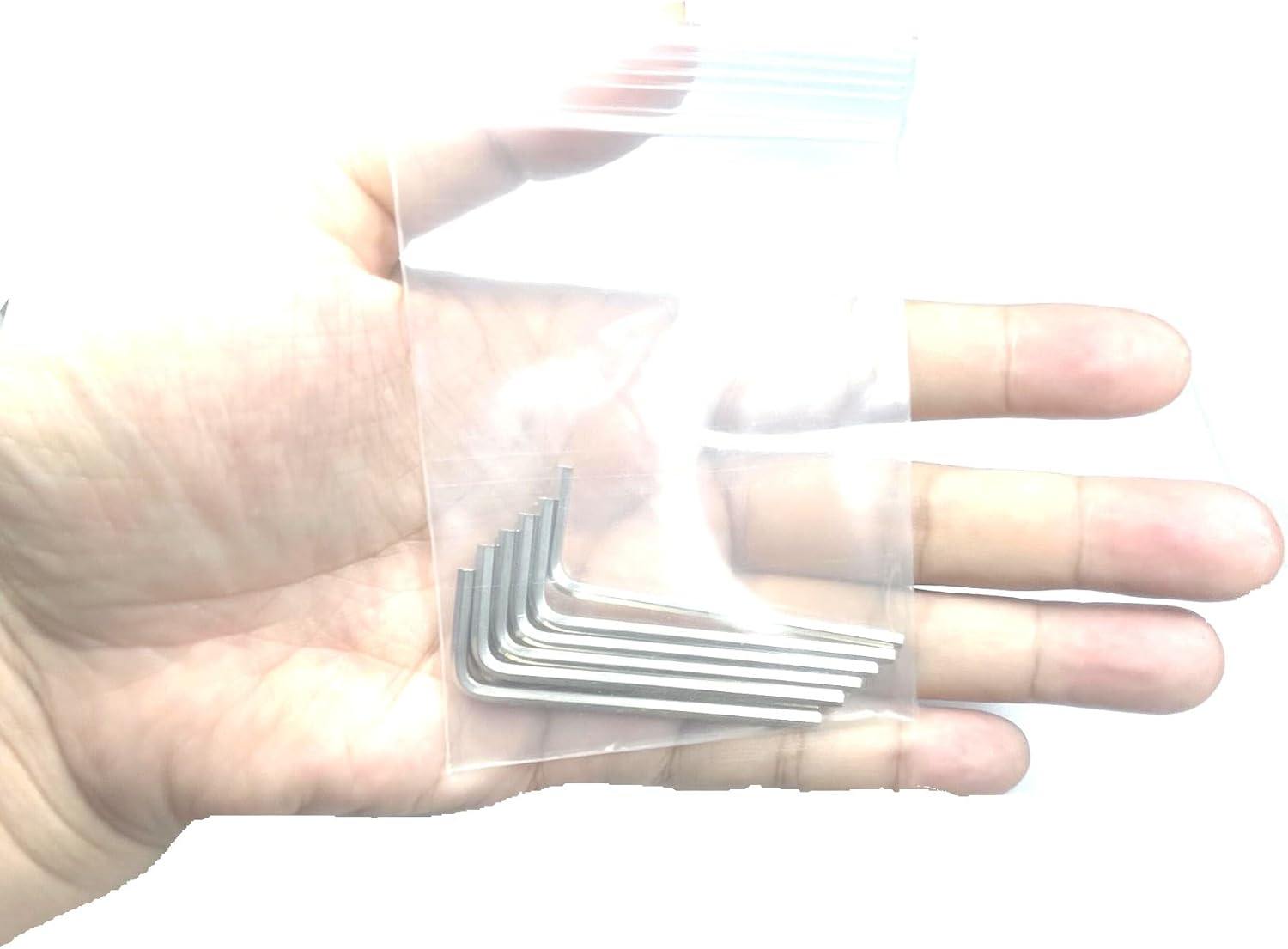 ZDingTech Juego de 10 llaves Allen de 332, juego de llaves hexagonales de 332 pulgadas, llave de puerta Allen en forma de L con brazo largo.