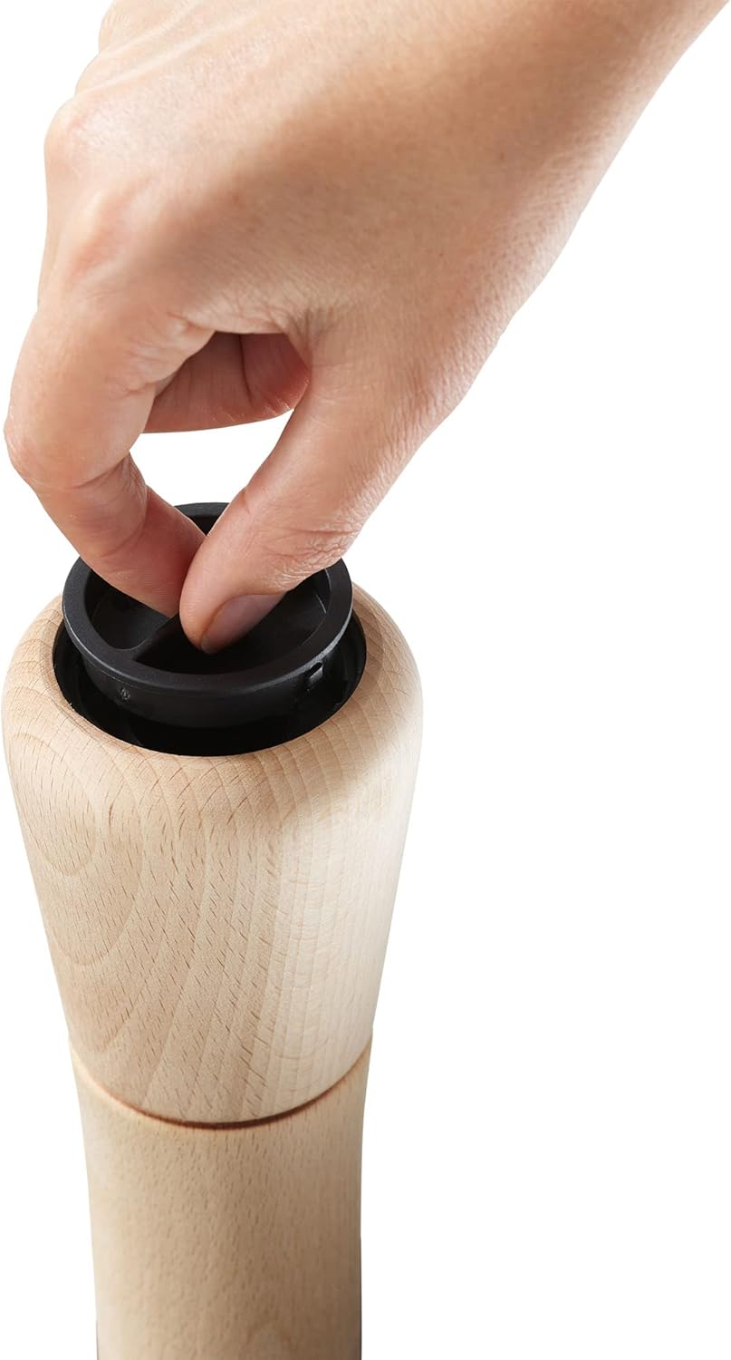 Joseph Joseph 20191 Milltop Wood – Molinillo de sal para cocina, madera