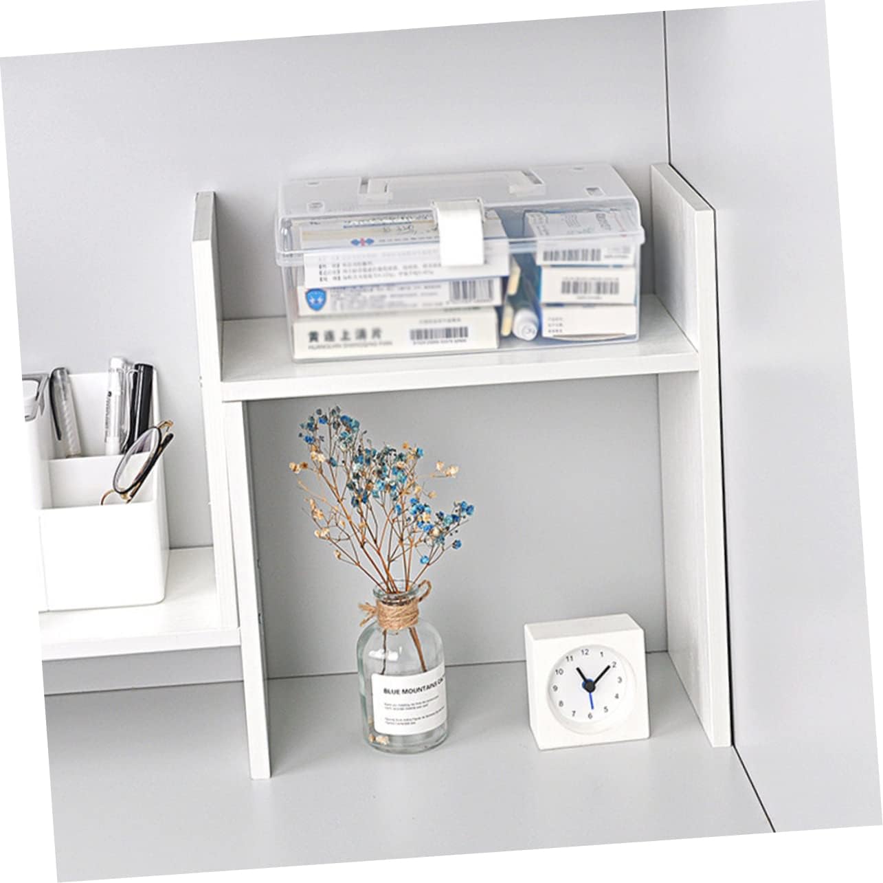 TIDTALEO Caja Mini Caja de Medicina Cajas de Almacenamiento de Plástico Contenedor Transparente Caja de Medicamentos Recipiente de Primeros Auxilios