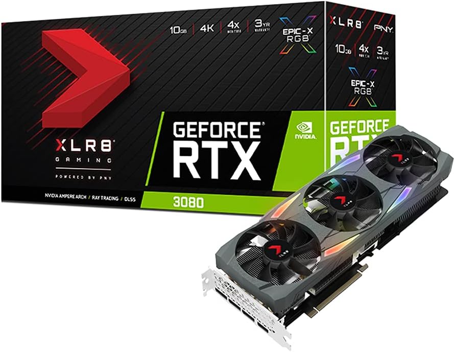 PNY GeForce RTX 3080 10GB XLR8 para juegos