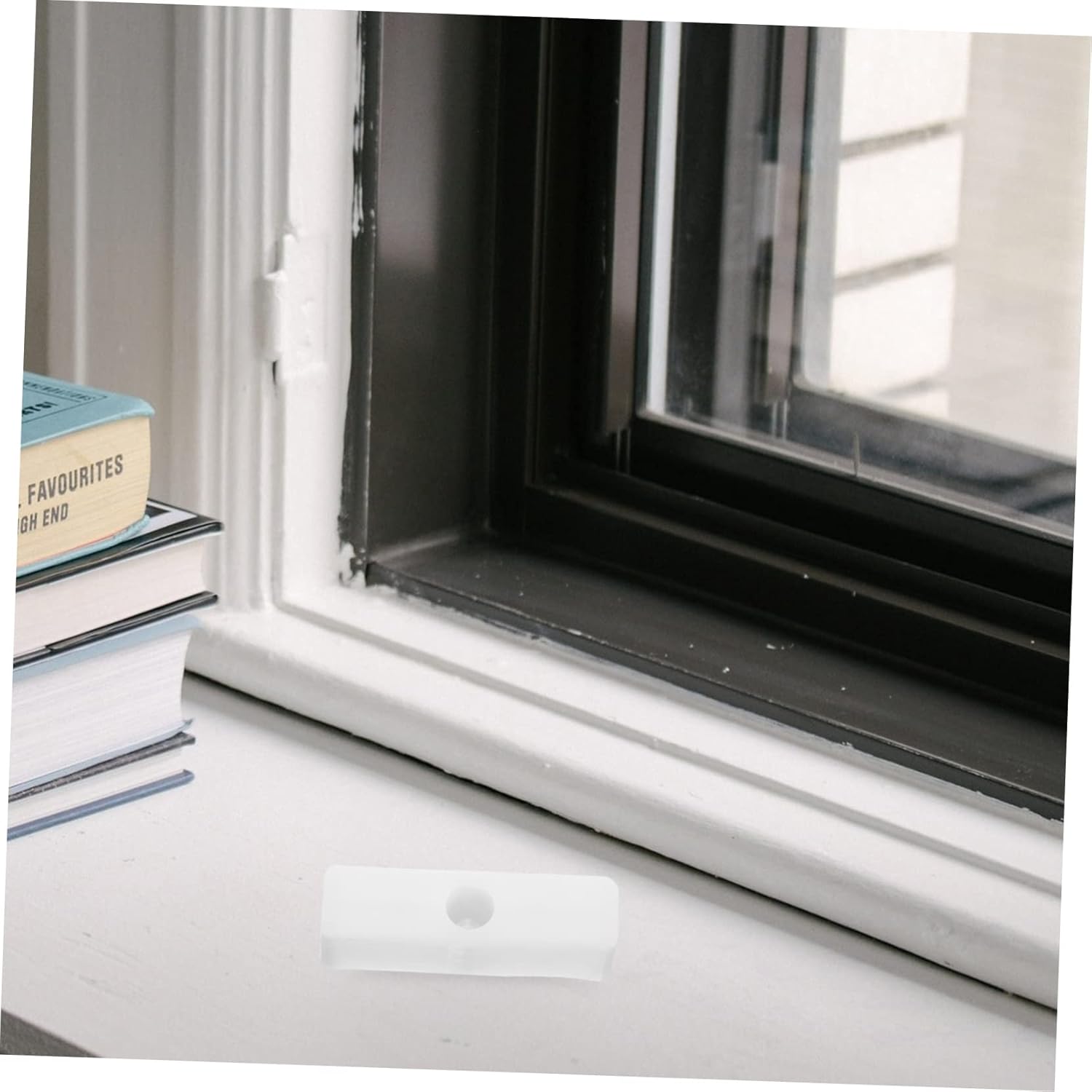 DOITOOL 10 Uds. Tapón de ventana Cerradura de puerta corrediza Cerraduras de ventana Barra de ventana de seguridad Cerradura de ventana Cerradura de