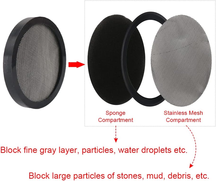 Carburador mejorado con cámara de flotador transparente con kit de filtro de aire de admisión, aguja de inyector ajustable para scooter,