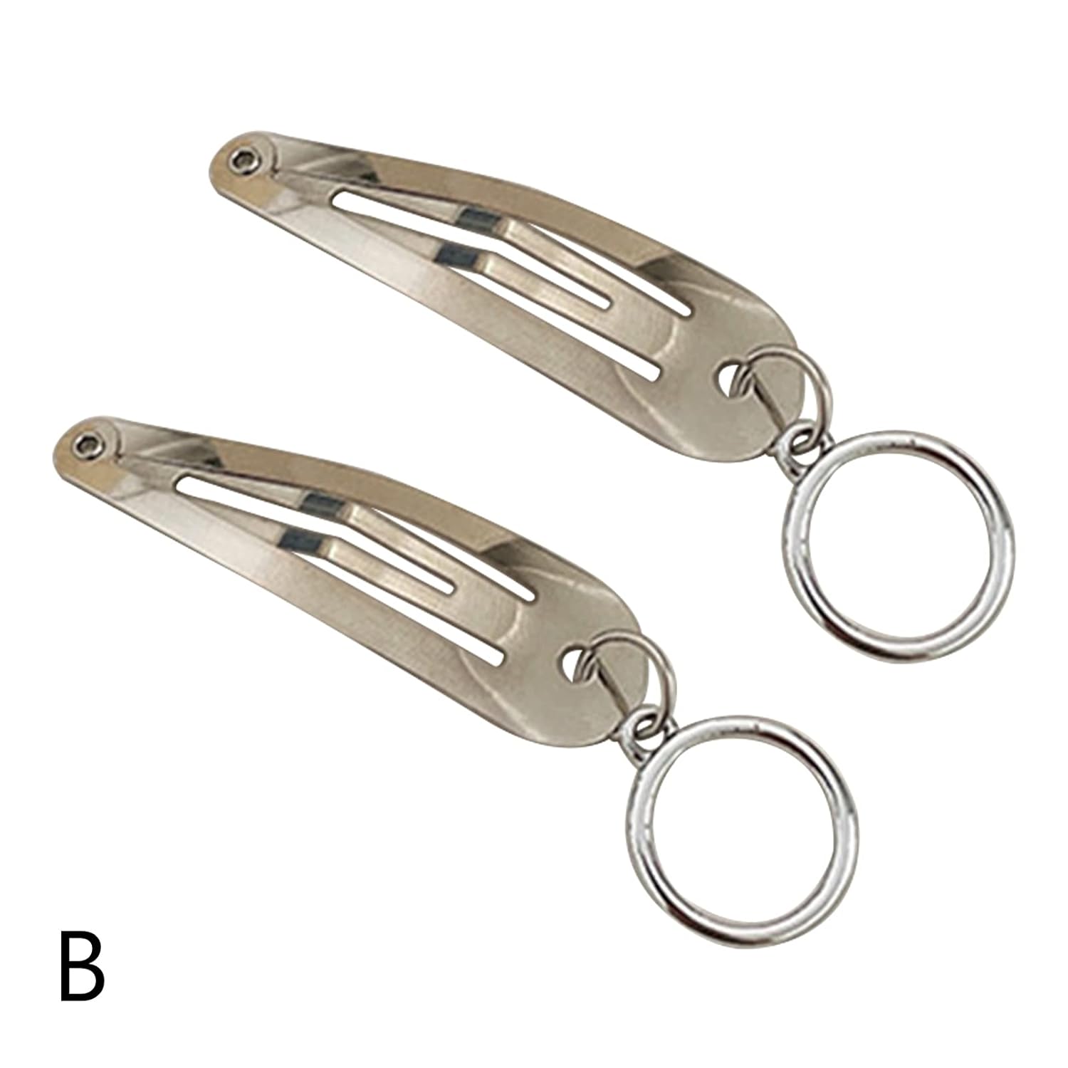 NUEAYMS Pinzas para el cabello de moda, pasadores para el cabello, horquilla de corazón para mujeres y niñas, horquilla de corazón plateado,