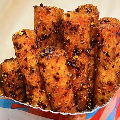 Spicy Strip – Pequeño gluten de Latiao, nostalgia de Latiao, sabor picante dulce, vegano, sabor picante y picante clásico instantáneo chino (palo de
