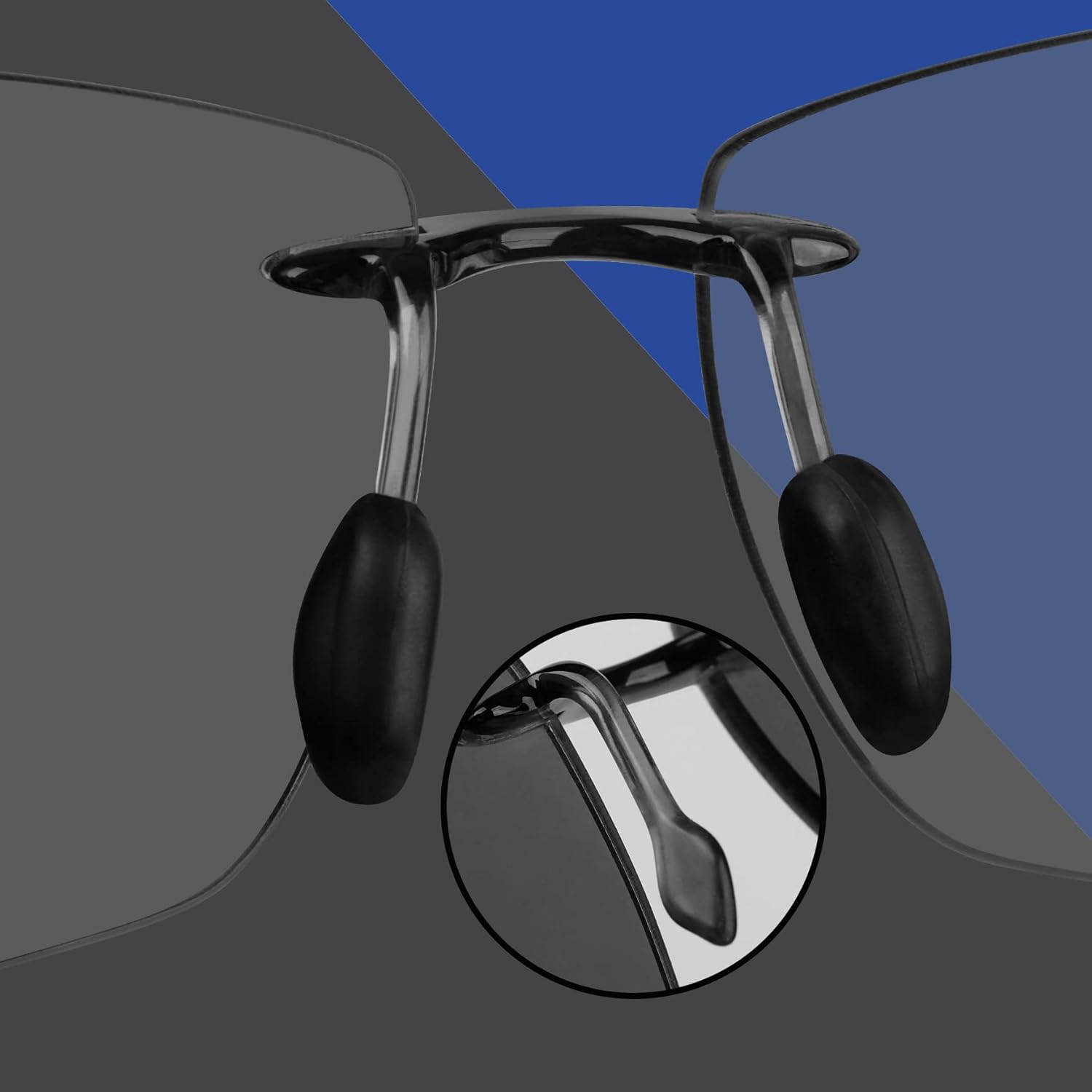 Almohadillas de nariz de repuesto para Maui Jim Lighthouse MJ423-2.559 in Breakwall MJ422-2.480 in Sugar Beach MJ421-2.441 in Gafas de sol