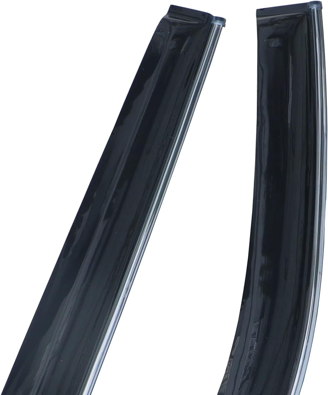 Protector de lluvia para ventana de coche (negro 4)