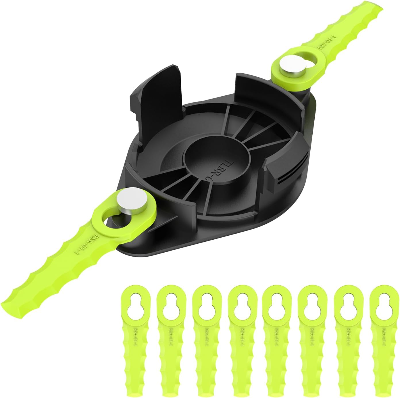 Cabezal de cuchilla para malezas, compatible con desbrozadoras Ryobi de 18 voltios, 24 voltios y 40 voltios, puede reemplazar el cabezal de