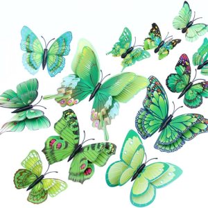 Beatifufu 12 calcomanías de color para decoración del hogar, calcomanías de pared para niños, arte mural para niños, decoración de dormitorio de Beatifufu 12 calcomanías de color para decoración del hogar, calcomanías de pared para niños, arte mural para niños, decoración de dormitorio de