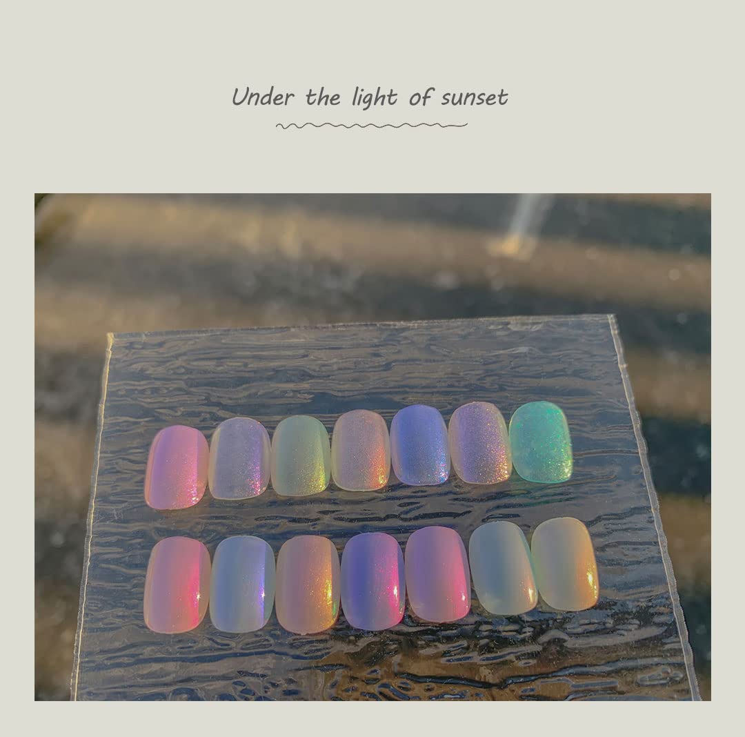 PINNI – Kit de esmalte de uñas de gel brillante, esmalte de uñas de gel con brillantina, esmalte de uñas de gel semipermanente UV, esmalte de uñas