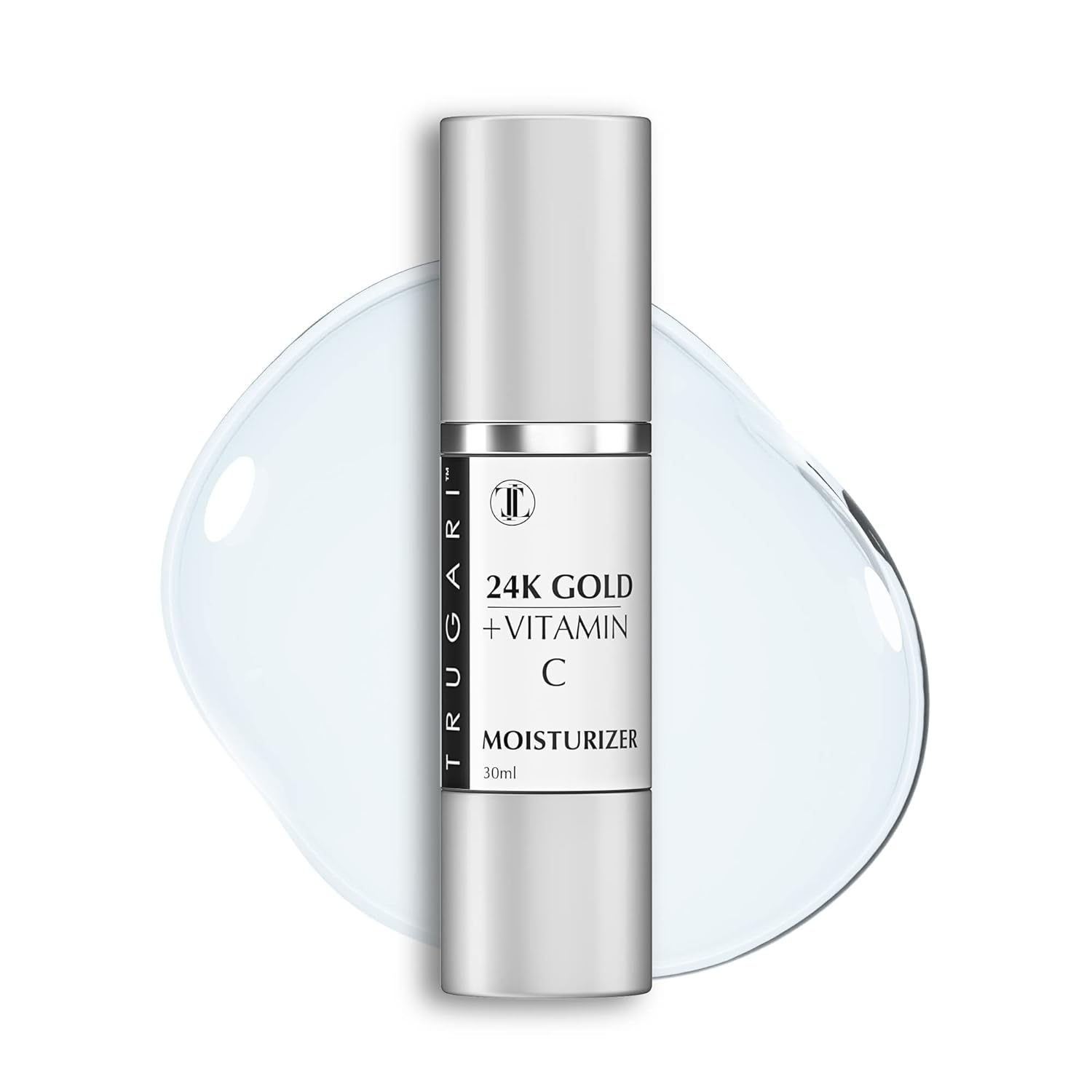Hidratante facial de oro de 24 quilates + vitamina C, tratamiento multivitamínico para el cuidado de la piel con extracto de naranja, suero avanzado